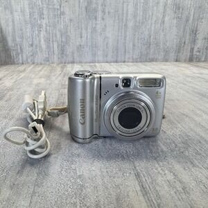 Canon PowerShot A580 8.0 4x Optical Zoom Digital Camera Tested READ